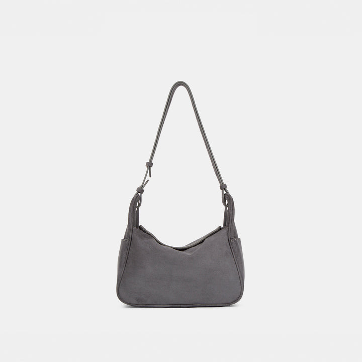 Damen stilvolle Schultertasche aus feinem Wildleder Nord Taschen