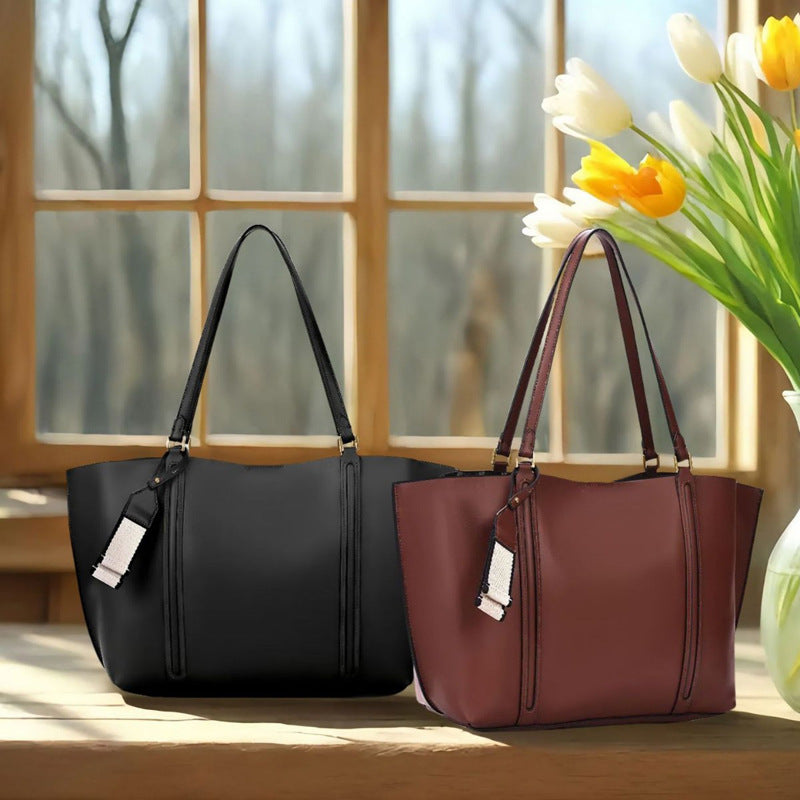 Damen Tote-Tasche mit eleganter Struktur und praktischen Innenfächern Nord Taschen