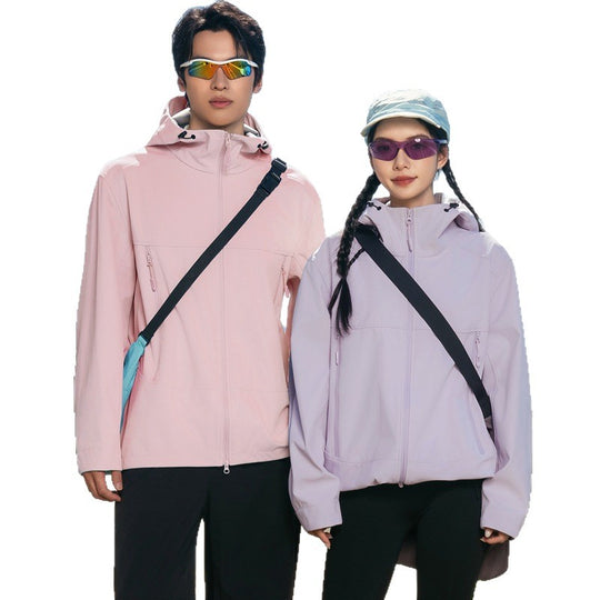 Herren Softshell-Outdoorjacke mit Kapuze, winddicht und wasserabweisend Nord Taschen