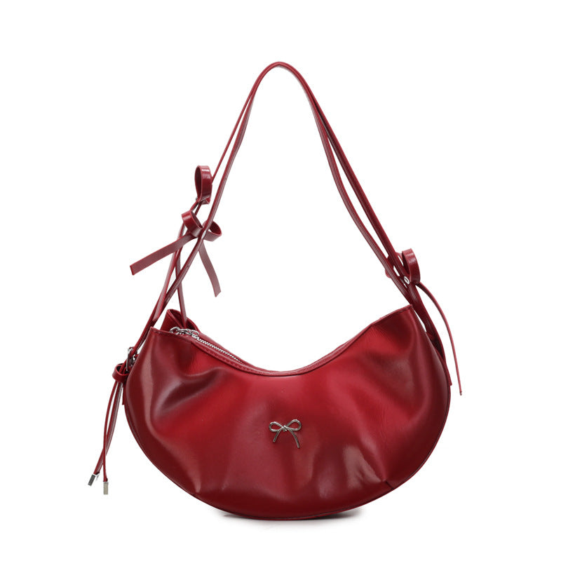 Damen elegante Umhängetasche mit modischen Schleifendetails Nord Taschen