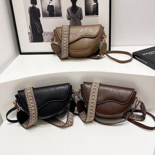 Damen Umhängetasche mit innovativem Wellen-Design und verstellbarem Trageriemen Nord Taschen