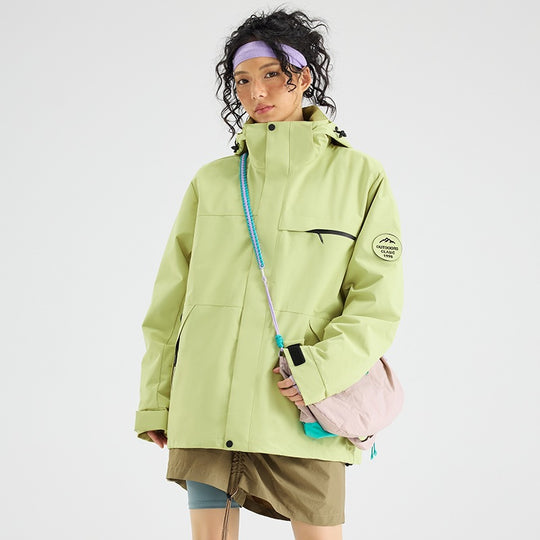 Herren Wasserdichte Outdoor-Softshelljacke mit Kapuze, hohem Stehkragen & Reißverschlusstaschen Nord Taschen