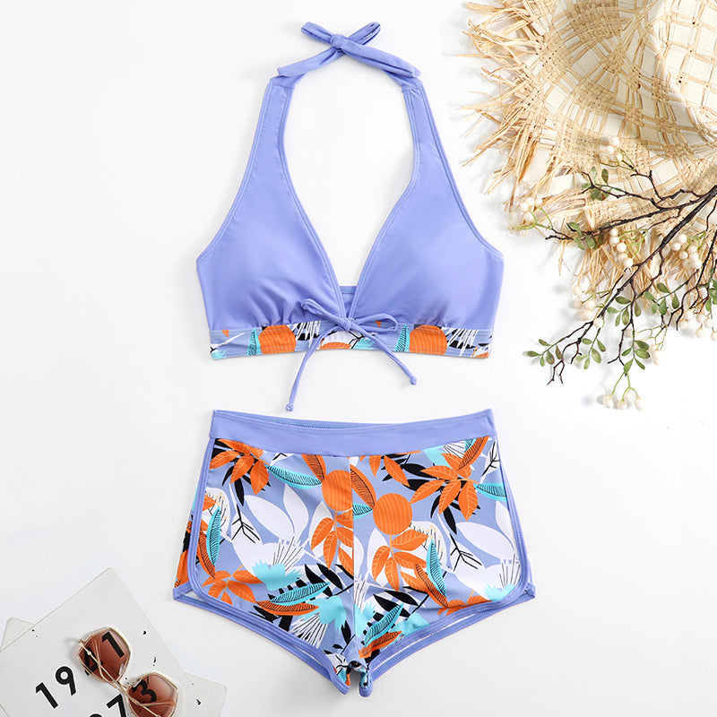 Damen Sportliches Bikini-Set mit verdecktem Bauch