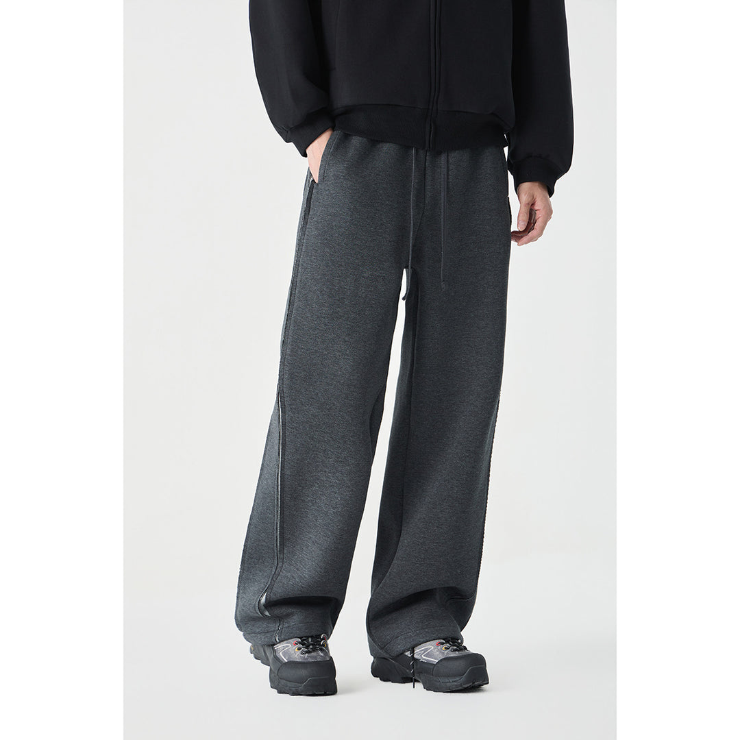 Damen Relaxed-Fit Culotte-Sweathose mit hohem Gummibund und Kontrastpaspel Nord Taschen