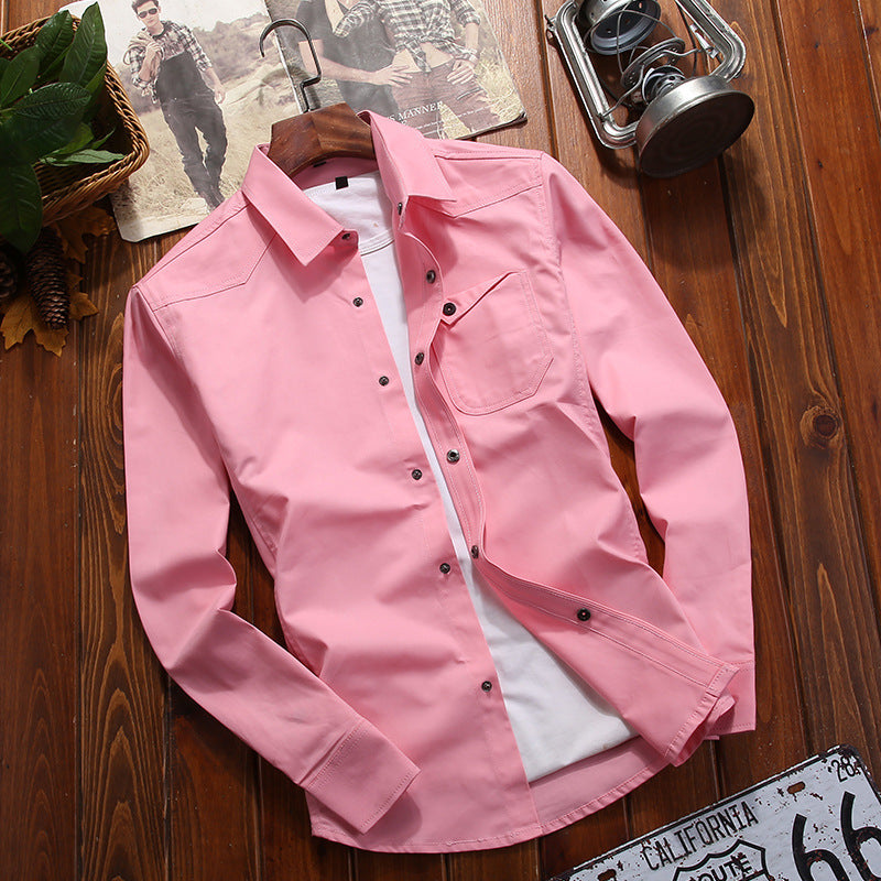Herren Canvas-Overshirt im Worker‑Look mit Brustpattentasche und Western‑Nahtführung Nord Taschen