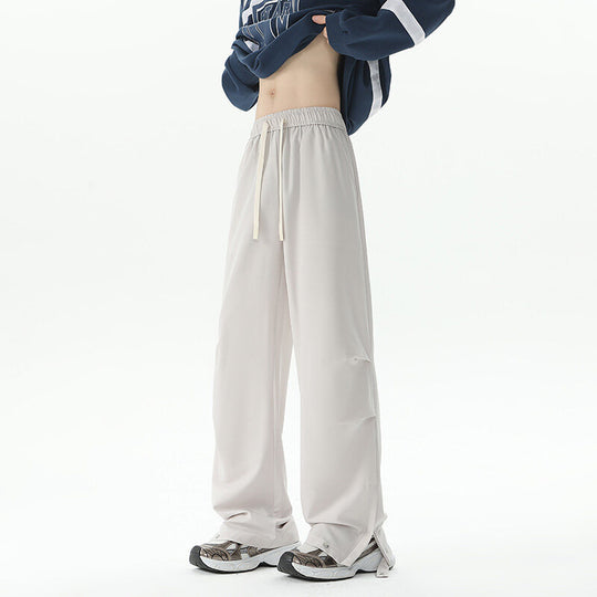 Damen Weite Cargo-Loungehose mit elastischem Bund, Tunnelzug und verstellbarem Saum Nord Taschen