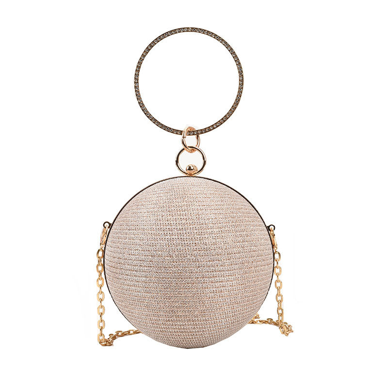 Damen elegante Clutch mit hochwertigem Ringakzent Nord Taschen