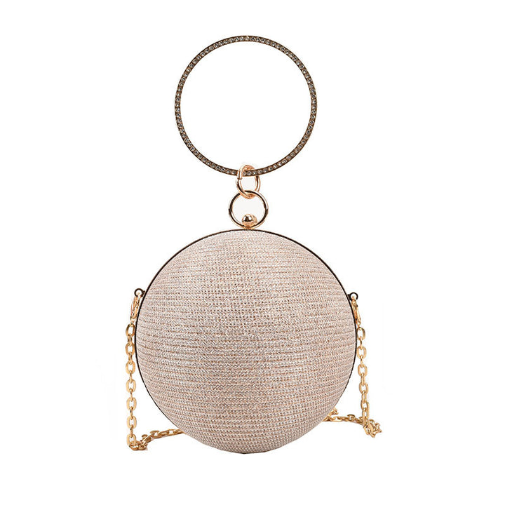 Damen elegante Clutch mit hochwertigem Ringakzent Nord Taschen