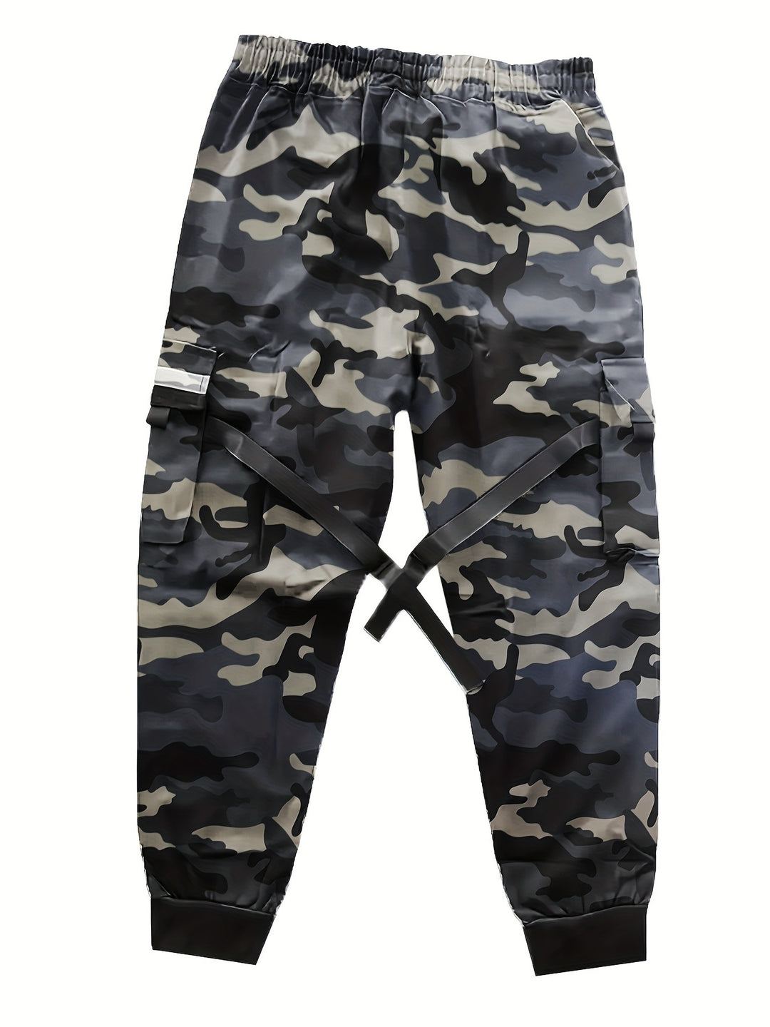 Herren Utility‑Cargo‑Jogginghose mit elastischem Bund, verstellbaren Beinriemen & Multifachtaschen Nord Taschen