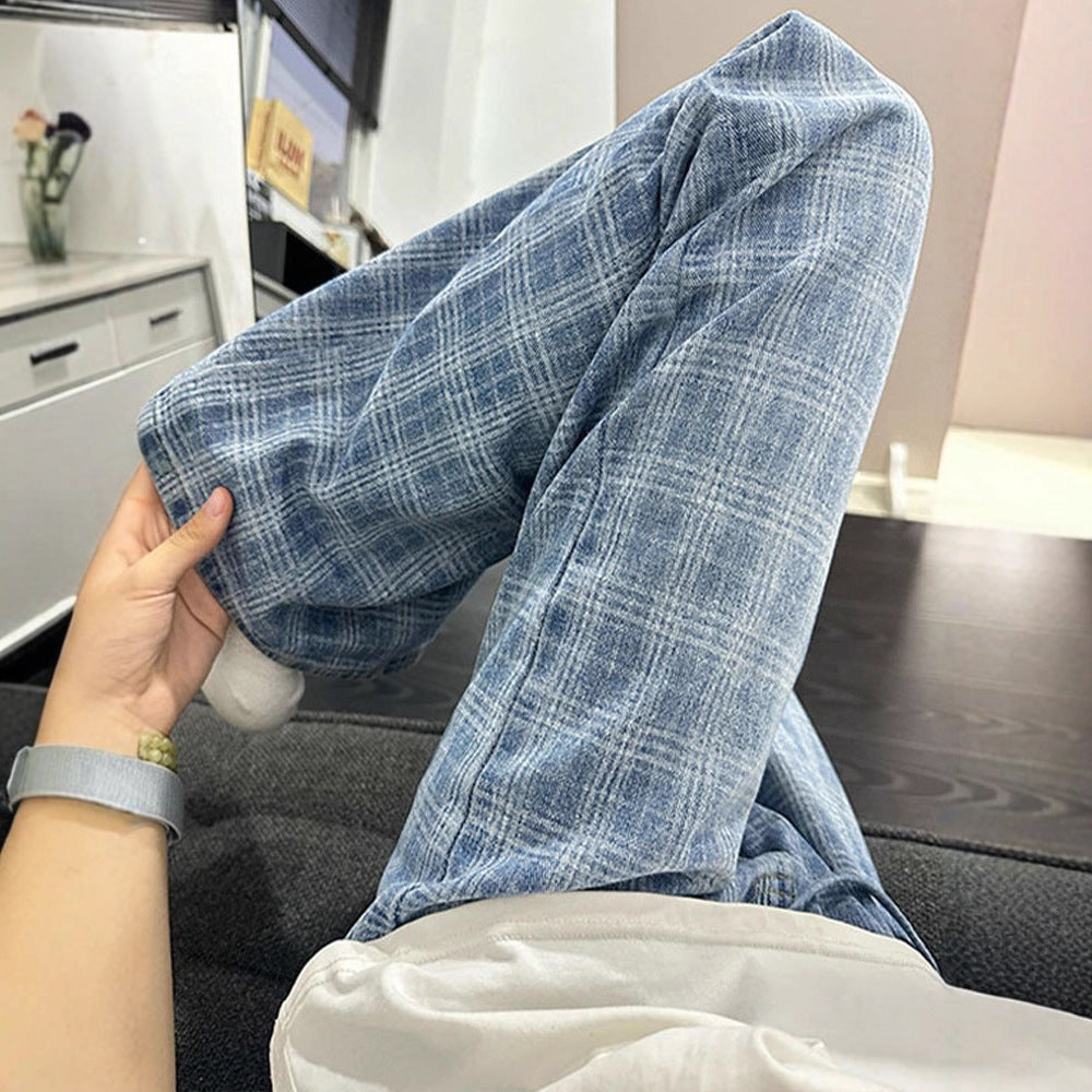 Damen Lässige Karohosen Nord Taschen