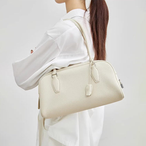 Damen modische Handtasche aus hochwertigem Leder mit Komfortgriffen Nord Taschen