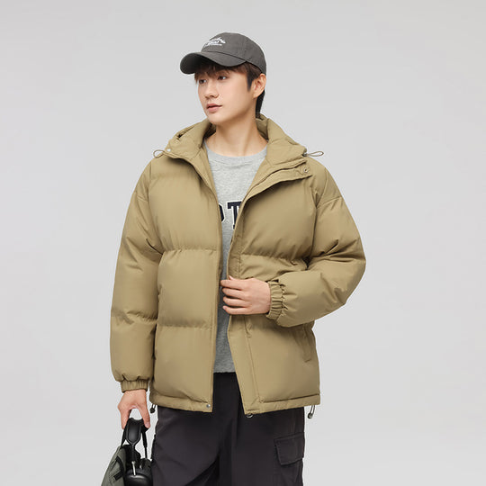 Warme, gefütterte Jacke mit Kapuze für Damen und Herren