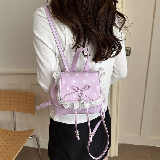 Damen Rucksackhandtasche mit verspieltem Puffärmel-Design Nord Taschen