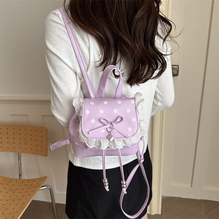 Damen Rucksackhandtasche mit verspieltem Puffärmel-Design Nord Taschen