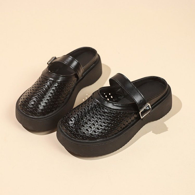 Damen Atmungsaktive Clogs mit verstellbarem Riemen