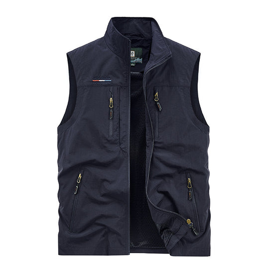 Herren Leichte Multifunktionale Outdoor-Weste Nord Taschen