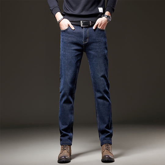 Herren Jeans im geraden Schnitt aus Stretch-Denim mit klassischem fünf‑Taschen‑Schnitt Nord Taschen