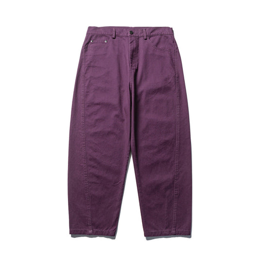 Herren Konisch geschnittene Twill-Hose mit hoher Taille und fünf Taschen Nord Taschen