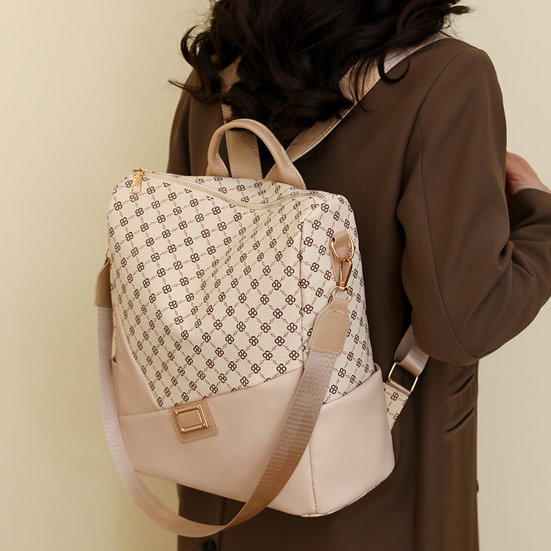 Damen modischer Rucksack mit elegantem Patchwork-Design Nord Taschen