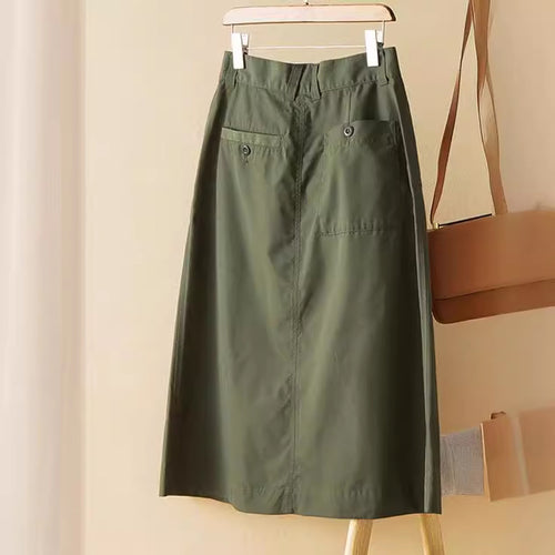 Damen Eleganter Midirock Nord Taschen
