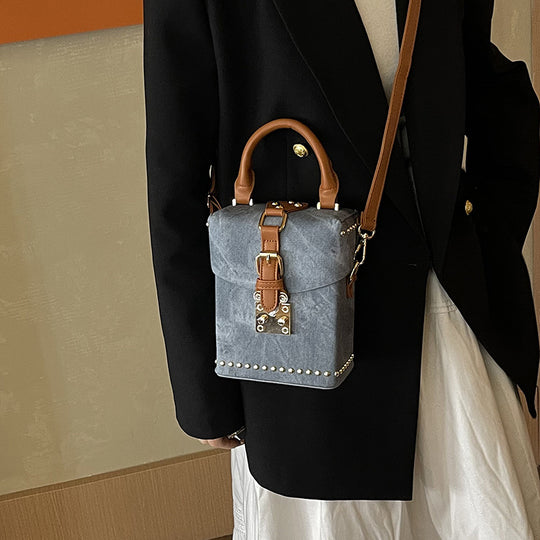 Damen Mini-Rucksack mit elegantem Druckknopfverschluss und strapazierfähigem Obermaterial Nord Taschen