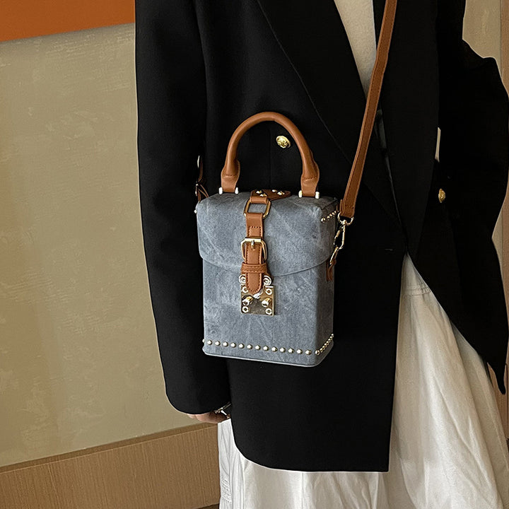 Damen Mini-Rucksack mit elegantem Druckknopfverschluss und strapazierfähigem Obermaterial Nord Taschen