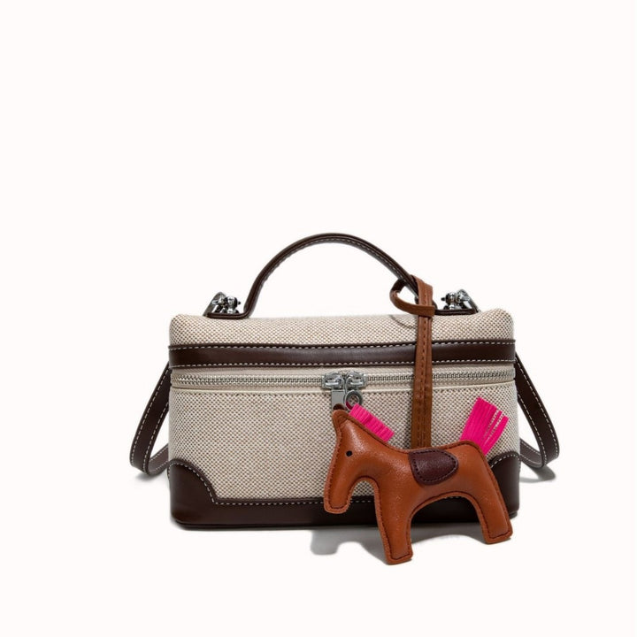 Damen elegante Handtasche mit einzigartigem tierischen Anhänger Nord Taschen
