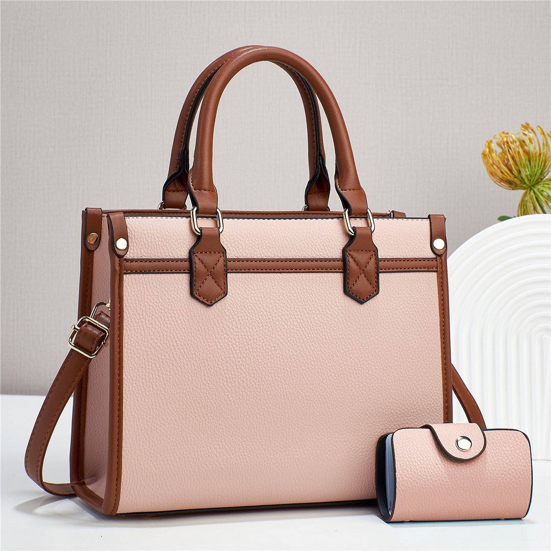 Damen elegante Handtasche mit praktischen Fächern und abnehmbarer Clutch Nord Taschen
