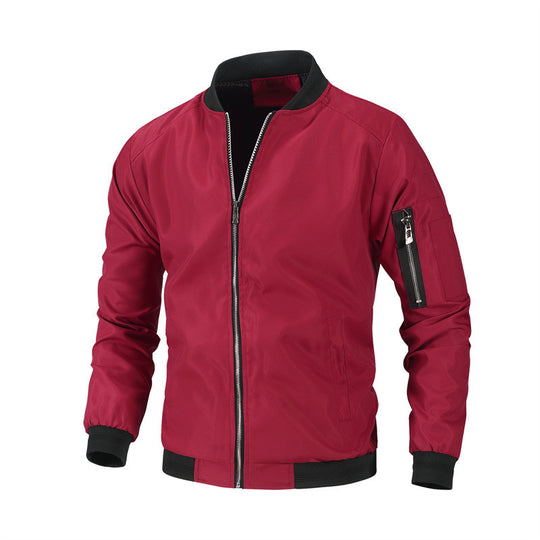 Herren Modische Bomberjacke mit funktionalen Taschen Nord Taschen