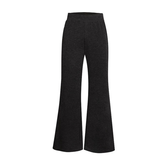 Damen Weite Flared Strickhose mit hohem Bund und ausgestelltem Bein Nord Taschen