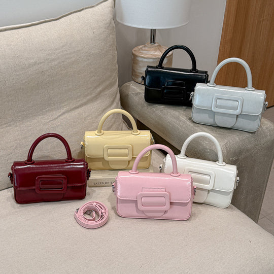 Damen hochwertige Mini-Handtasche mit abnehmbarem Schulterriemen Nord Taschen