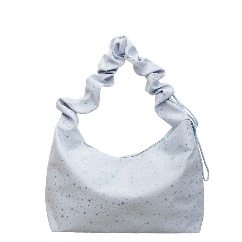 Damen Hobo-Tasche mit schimmerndem Sternenmotiv und strukturiertem Design Nord Taschen