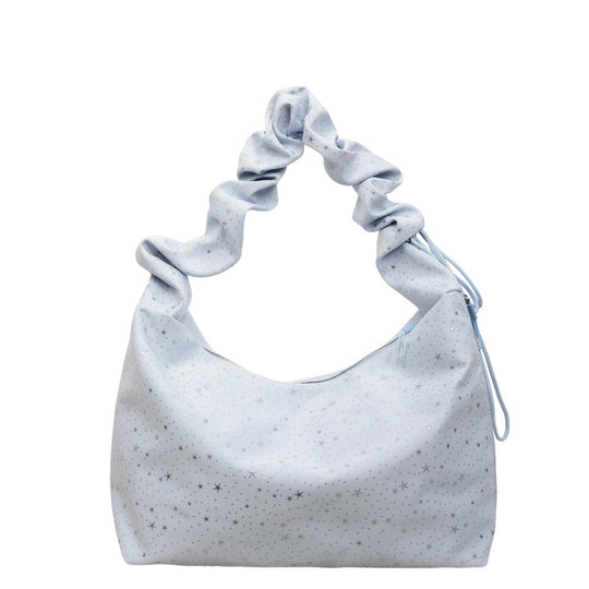 Damen Hobo-Tasche mit schimmerndem Sternenmotiv und strukturiertem Design Nord Taschen