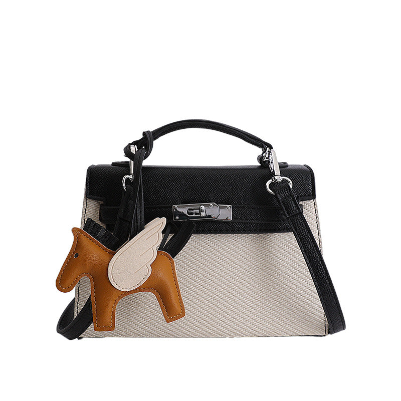 Damen Handtasche mit verspieltem Dekor Nord Taschen