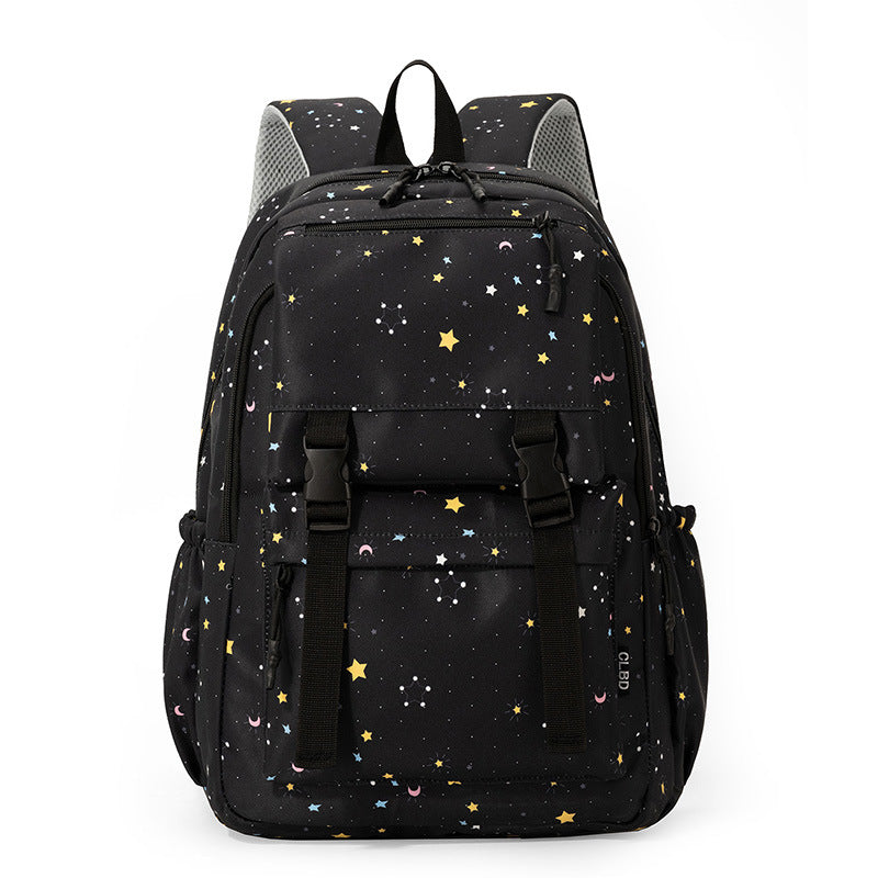 Damen Rucksack mit funkelndem Sternenmotiv und durchdachter Fächerorganisation Nord Taschen