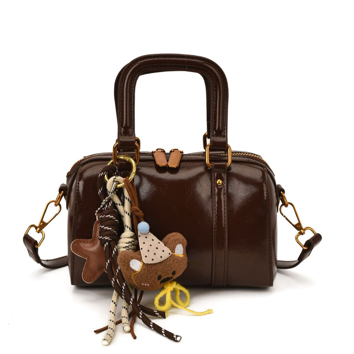 Damen modische Handtasche mit niedlichem Anhänger Nord Taschen