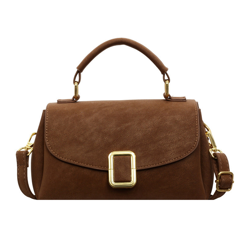 Damen Schultertasche mit elegantem Verschluss und verstellbarem Riemen Nord Taschen
