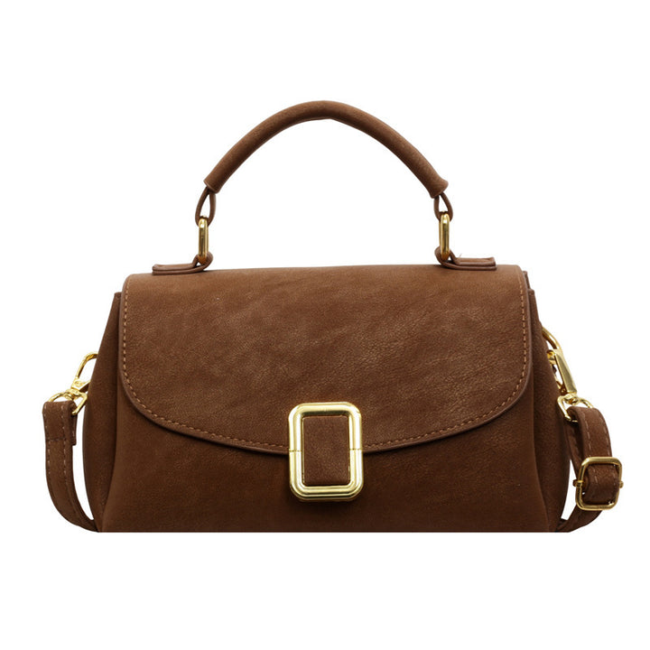 Damen Schultertasche mit elegantem Verschluss und verstellbarem Riemen Nord Taschen