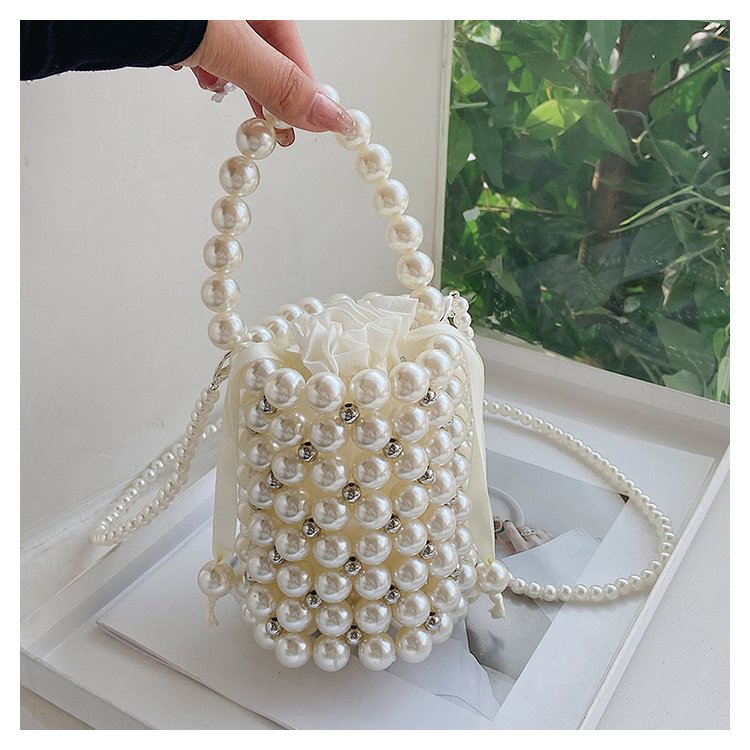 Damen Perlen-Handtasche mit luxuriösem Design Nord Taschen