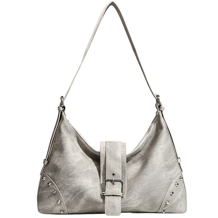 Damen modische Hobo-Tasche mit dekorativen Schnallen und hochwertigen Details Nord Taschen
