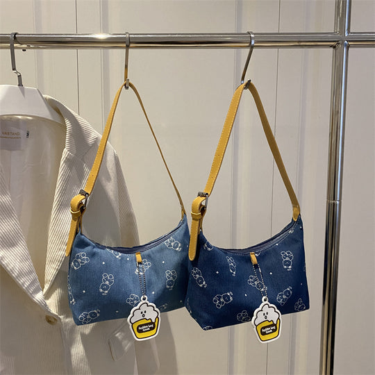 Damen Umhängetasche mit verspieltem Tiermotiv und abnehmbarem Schulterriemen Nord Taschen