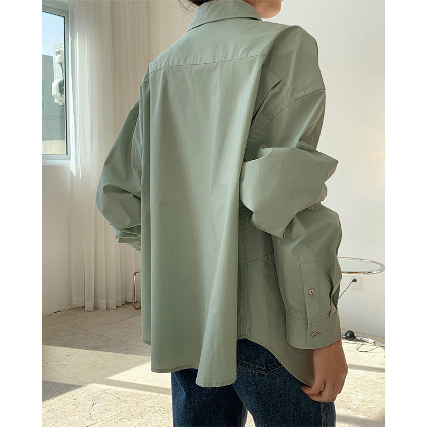Damen Oversize-Longline-Hemd mit asymmetrischem Saum und kastiger Popeline-Silhouette Nord Taschen