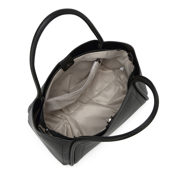 Damen elegante Shopper-Tasche mit strukturiertem Leder Nord Taschen