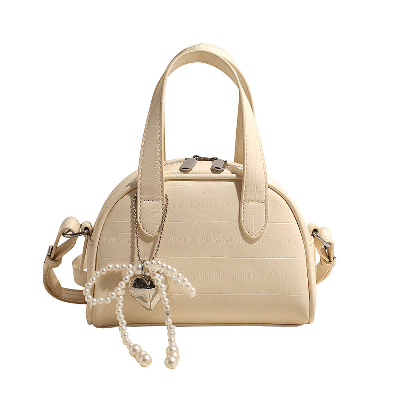 Damen Mini-Handtasche mit stilvollem Krokodil-Look und abnehmbarem Anhänger | Nord Taschen