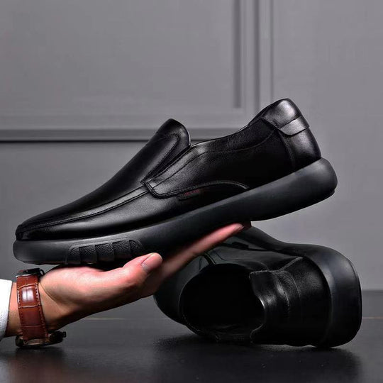 Damen Bequeme Leder Slipper