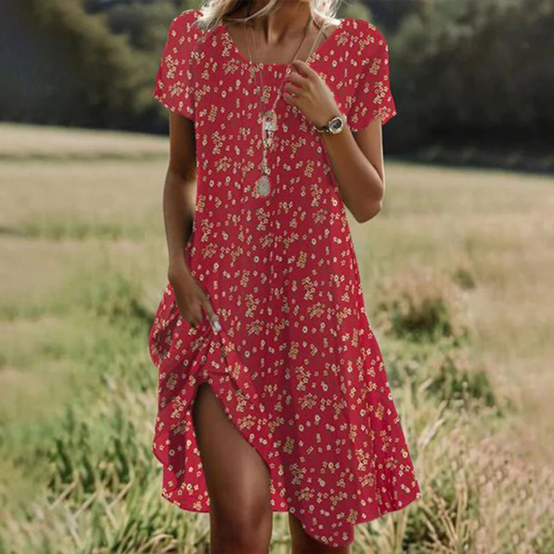 Sommerliches Damen Blumen Kleid