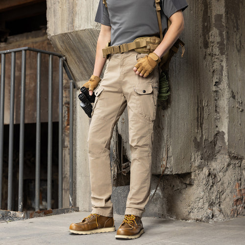Herren Robuste Cargohose mit verstärkten Kniepartien und Mehrfach‑Taschen Nord Taschen