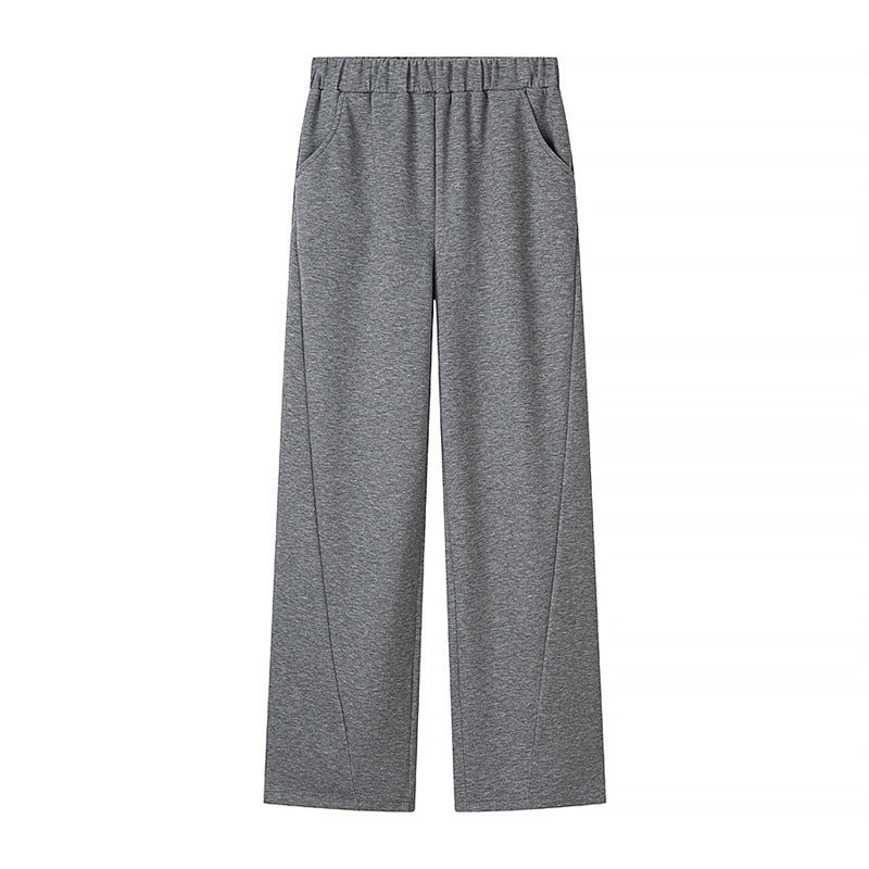 Damen Zweiteiliges Lounge‑Set aus weichem Sweat mit Rundhals und weiter Bundhose Nord Taschen
