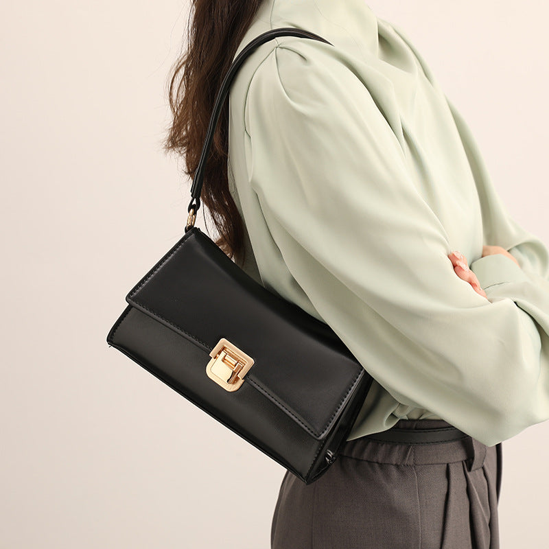 Damen Umhängetasche mit elegantem Klappverschluss und hochwertigem Kunstleder Nord Taschen