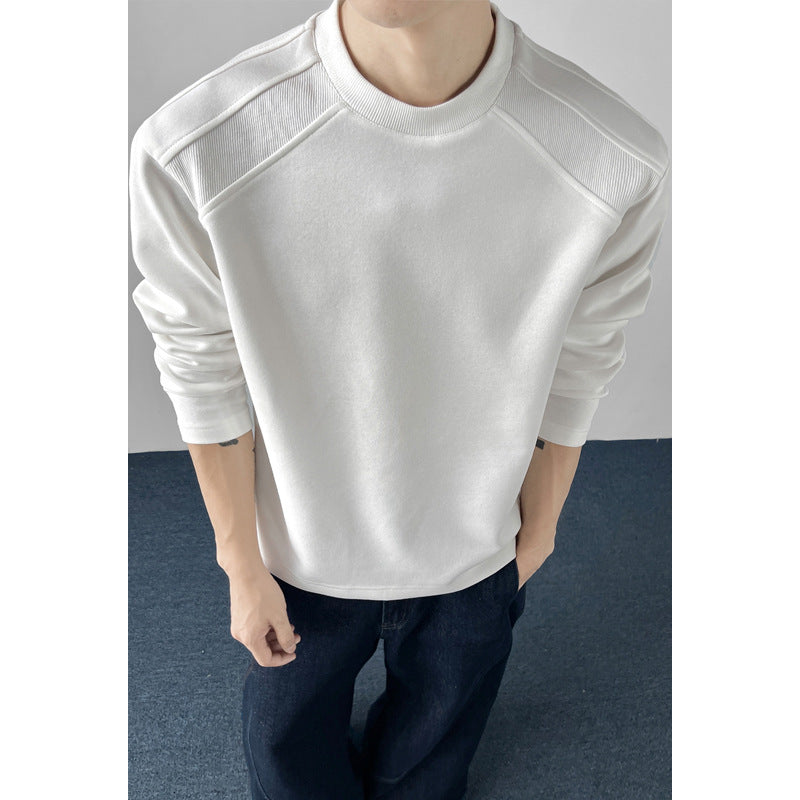 Herren Lässiger Sweatshirt mit Raglanärmeln Nord Taschen